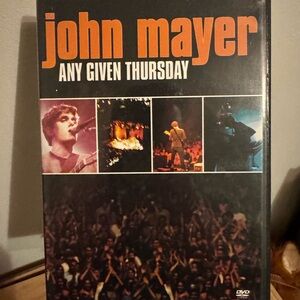 John Mayer "Any Given Thursday" DVD - Black & Orange Cover
